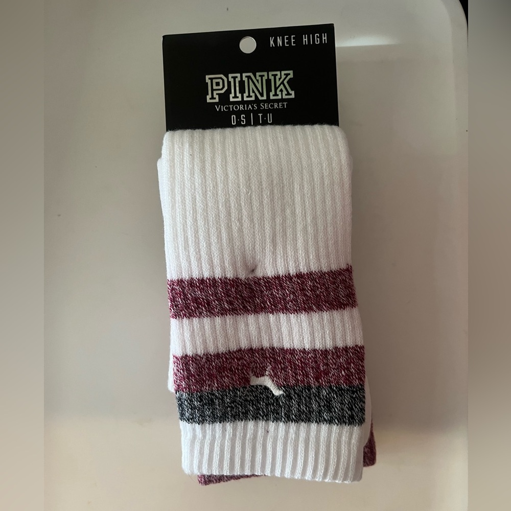 PINK Knee high socks